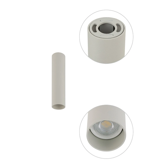 Точечный светильник Nowodvorski 10883 Fourty GU10 1x10W IP20 Silk Gray, изображение 5