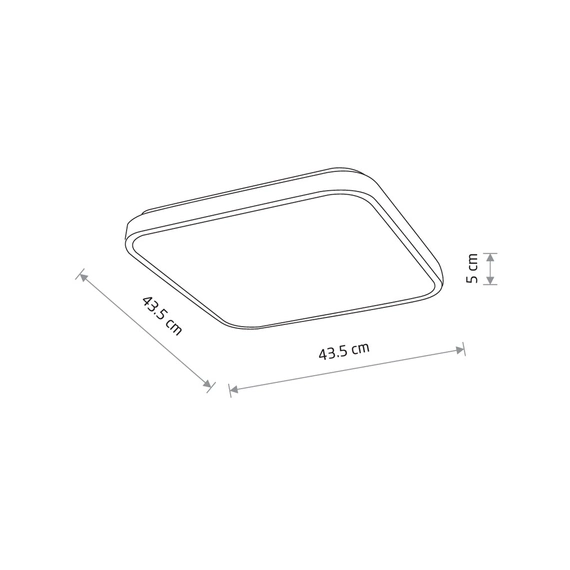 Світильник Nowodvorski 10991 Agnes Square Led Pro 1x32W 3000K 2900Lm IP44 Wh, изображение 6