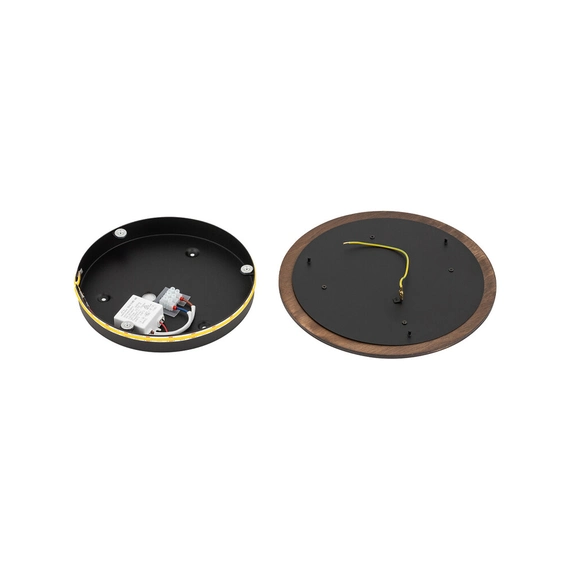 Бра, настінний світильник Nowodvorski 11290 Ring Timber Led M 1x10W 3000K 130Lm IP20 Brown, изображение 7