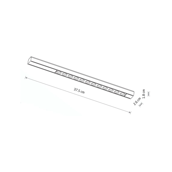 Магнітний трековий світильник Nowodvorski 11305 UT-LVM Focus LED 12W 3000K 1000Lm IP20 чорний, зображення 5