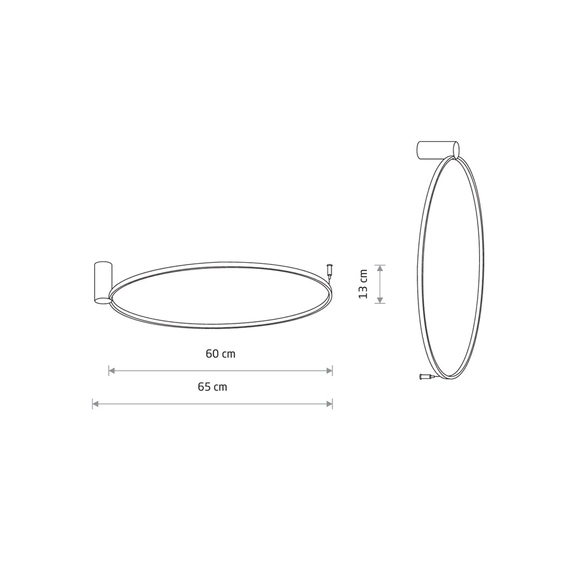 Люстра Nowodvorski 11603 Circolo Led M 1x21W 3000K 660Lm IP20 Біла, изображение 6