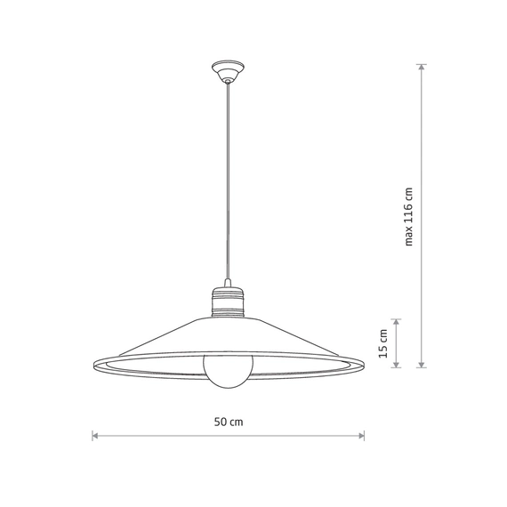 Подвесной светильник Nowodvorski 6444 Garret E27 1x60W IP20 Brown, изображение 2