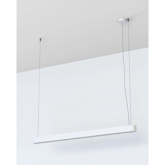 Подвесной светильник Nowodvorski 7537 Soft led T8LED 1x22W 3000K 3200Lm IP20 Wh, изображение 4