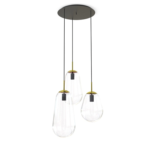 Подвесной светильник Nowodvorski 7794 Pear E27 3x40W IP20 Bl, изображение 2