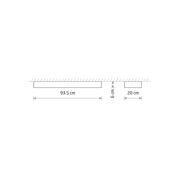 Світильник Nowodvorski 7542 Soft led T8LED 2x16W 3000K 4600Lm IP20 Wh, зображення 4