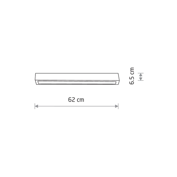 Світильник Nowodvorski 7597 Straight ceiling led T8LED 1x11W 3000K 1700Lm IP20 Bl, зображення 2