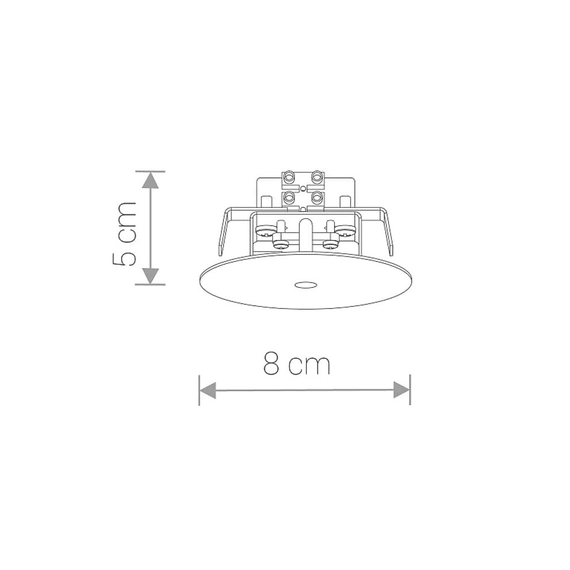 Основание Nowodvorski 8547 Cameleon Canopy F 10W IP20 Bl, изображение 2