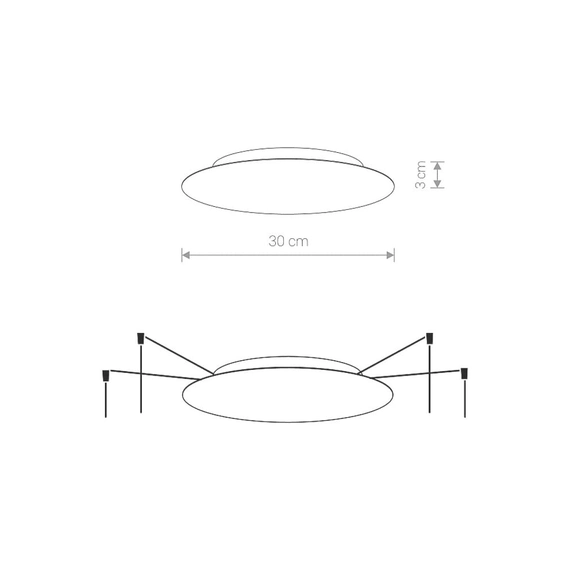 Стол для потолка Nowodvorski 8565 Cameleon Canopy 10W IP20 Wh, изображение 2