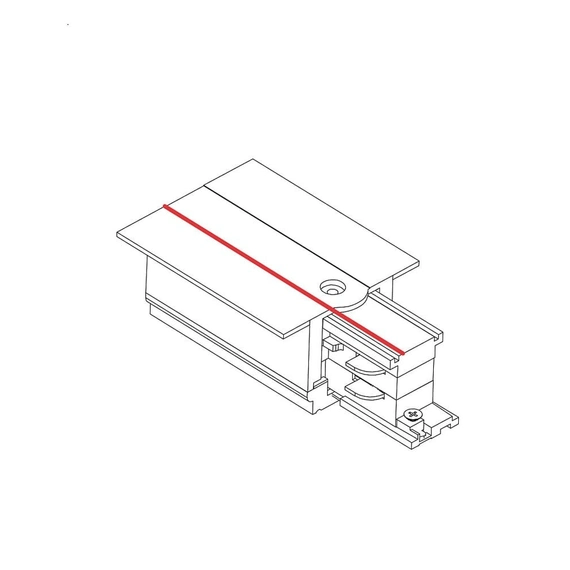 Соединитель Nowodvorski 8691 Ctls Recessed Power End Cap Right IP20 Wh, изображение 2