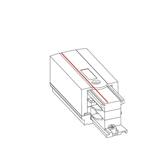 Соединитель Nowodvorski 8712 Ctls Power End Cap, Right Wh, изображение 2