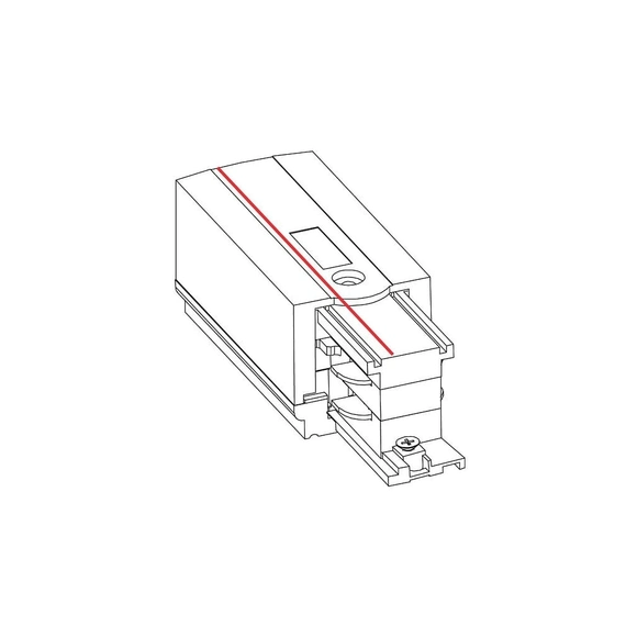 Соединитель Nowodvorski 8713 Ctls Power End Cap, Right Bl, изображение 2
