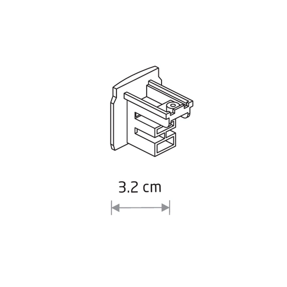 Заглушка Nowodvorski 8711 Ctls Dead End Cap Bl, изображение 2