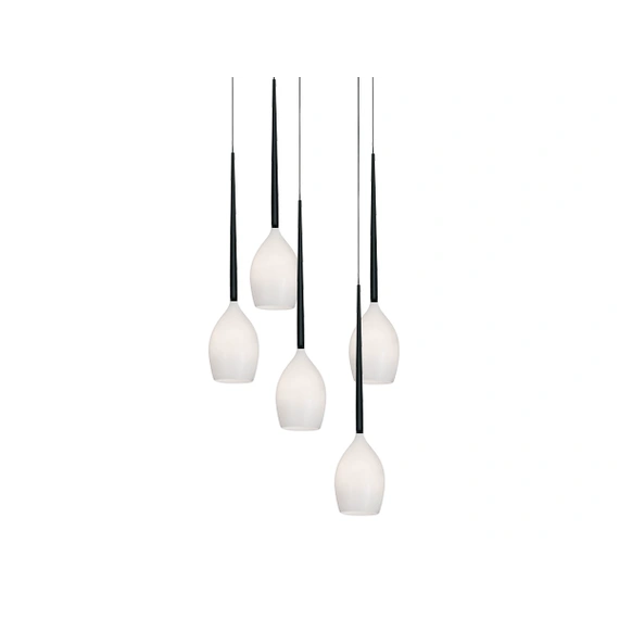 Підвісний світильник Azzardo MD1288A-5W IZZA 5 pendant white (AZ0311)