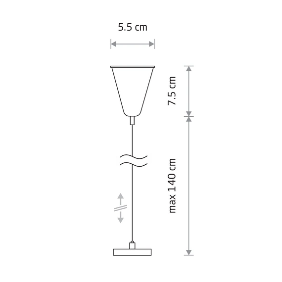 Підвіс Nowodvorski 9460 Profile suspension it IP20 Bl, зображення 2