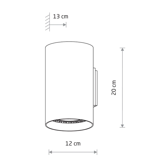 Світильник Nowodvorski 9317 Tube GU10, ES111 2x75W IP20 Wh, зображення 2