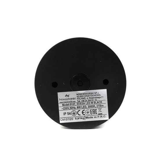 Светильник уличный Nowodvorski 9107 Edesa LED 1x7W 3000K 530Lm IP54 Bl, изображение 5