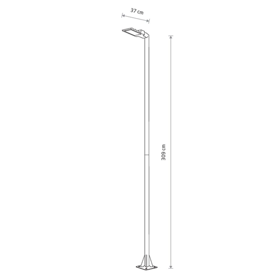 Светильник уличный Nowodvorski 9125 Pathway LED 1x36W 3000K 3600Lm IP44 Bl, изображение 2