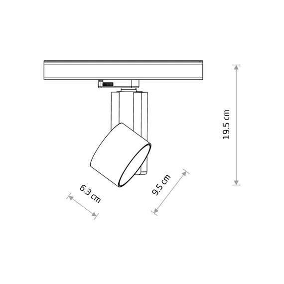 Трековий світильник Nowodvorski 8756 Ctls Nea LED 20W 4000K 1600Lm IP20 Wh, зображення 4