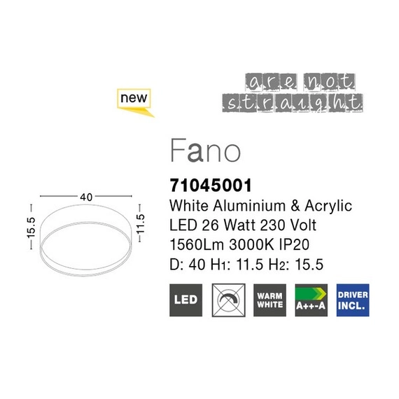 Потолочный светильник Fano Nova Luce 71045001, изображение 3