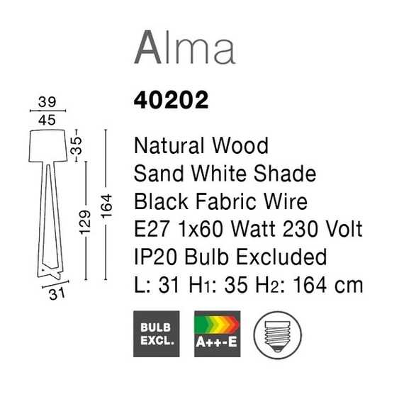 Торшер Alma Nova Luce 40202, изображение 4