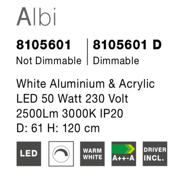 Светильник подвесной ALBI Nova Luce 8105601 D, изображение 3