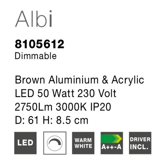 Стельовий світильник ALBI Nova Luce 8105612, зображення 3