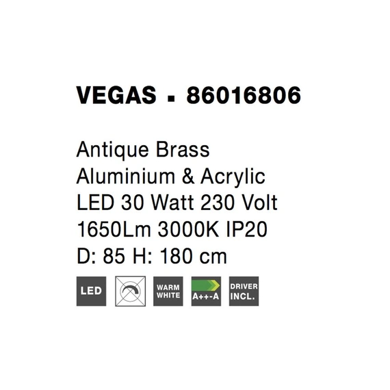 Светильник подвесной VEGAS Nova Luce 86016806, изображение 5