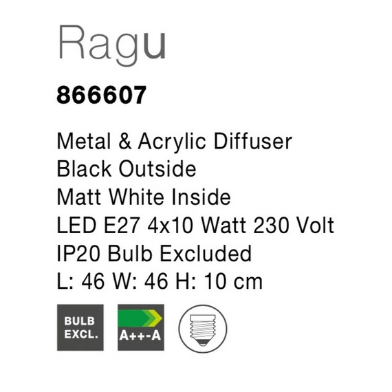 Потолочный светильник RAGU Nova Luce 866607, изображение 3