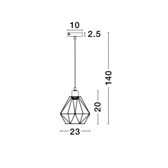 Светильник подвесной ISABELLA Nova Luce 8801802, изображение 2