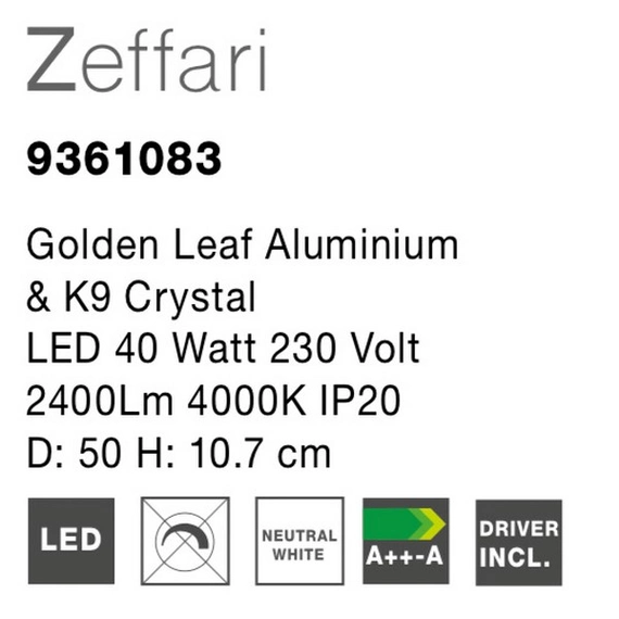 Потолочный светильник ZEFFARI Nova Luce 9361083, изображение 5