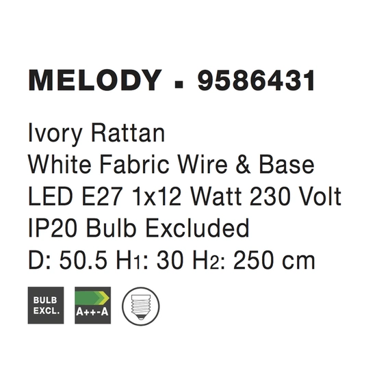 Светильник подвесной MELODY Nova Luce 9586431, изображение 4
