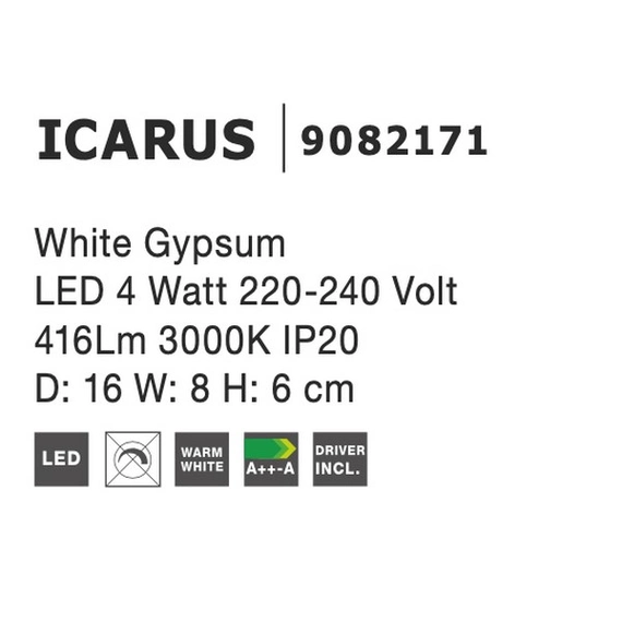 Бра ICARUS Nova Luce 9082171, зображення 5
