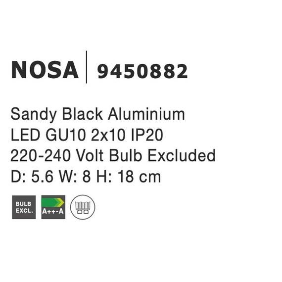 Бра NOSA Nova Luce 9450882, зображення 3