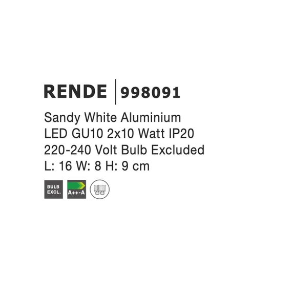 Світильник точковий RENDE Nova Luce 998091, зображення 3