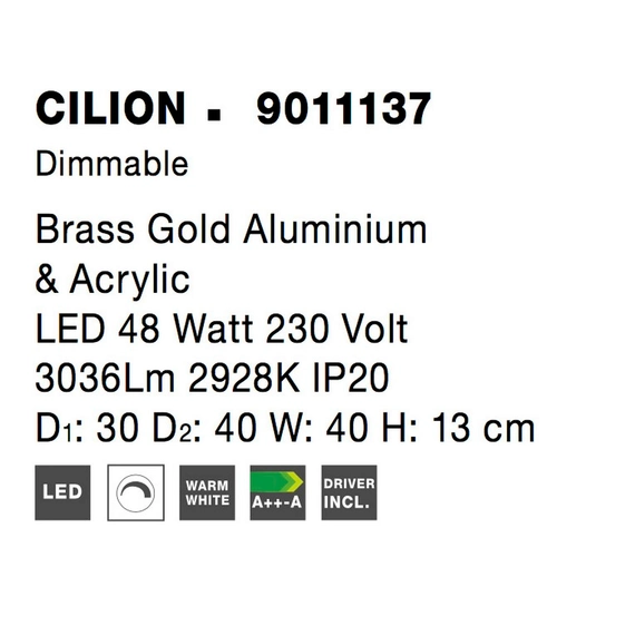 Потолочный светильник CILION Nova Luce 9011137, изображение 6