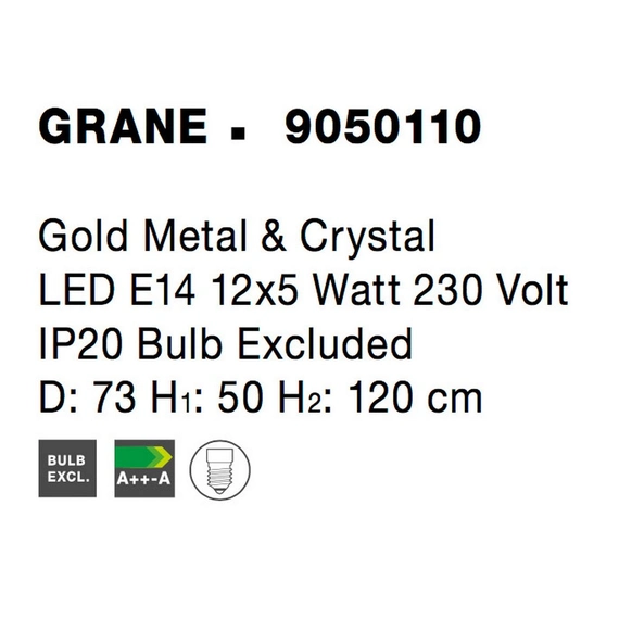 Светильник подвесной GRANE Nova Luce 9050110, изображение 7
