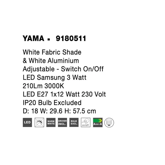 Бра YAMA Nova Luce 9180511, зображення 6