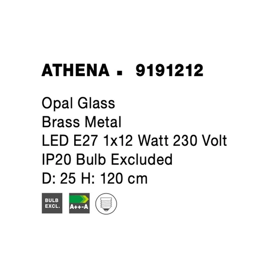 Светильник подвесной ATHENA Nova Luce 9191212, изображение 9