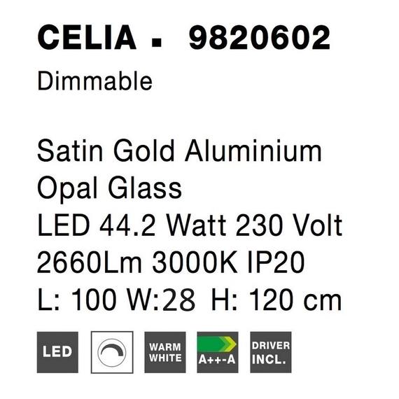 Світильник підвісний CELIA Nova Luce 9820602, зображення 9