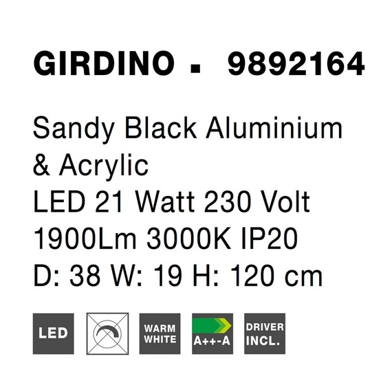 Світильник підвісний GIRDINO Nova Luce 9892164, зображення 8
