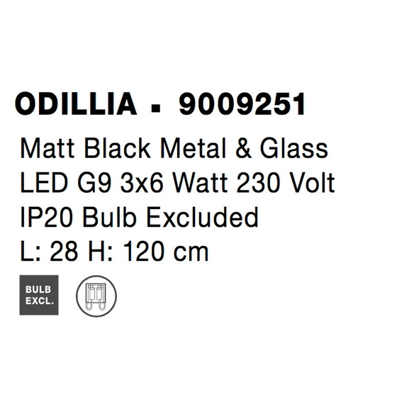 Світильник підвісний ODILLIA Nova Luce 9009251, зображення 5