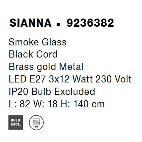 Светильник подвесной SIANNA Nova Luce 9236382, изображение 7
