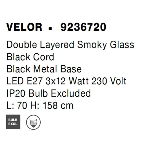 Светильник подвесной VELOR Nova Luce 9236720, изображение 7
