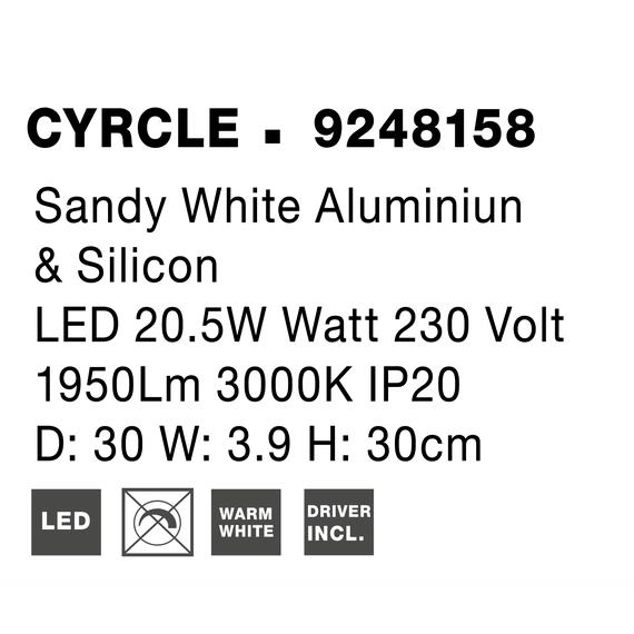 Бра CYRCLE Nova Luce 9248158, изображение 2