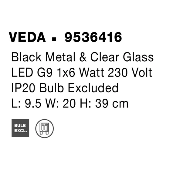 Бра VEDA Nova Luce 9536416, зображення 10