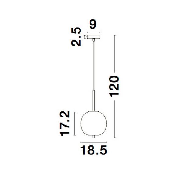 Светильник подвесной LATO Nova Luce 9624074, изображение 2