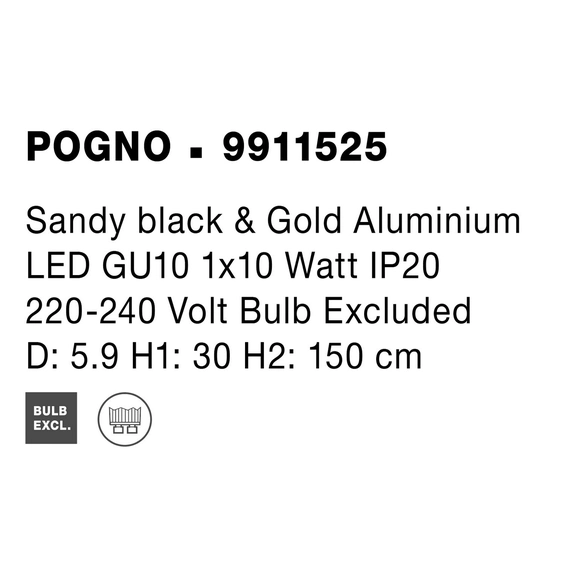 Светильник подвесной POGNO Nova Luce 9911525, изображение 3