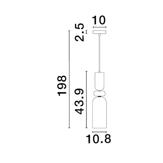 Светильник подвесной MURANO Nova Luce 9009236, изображение 4