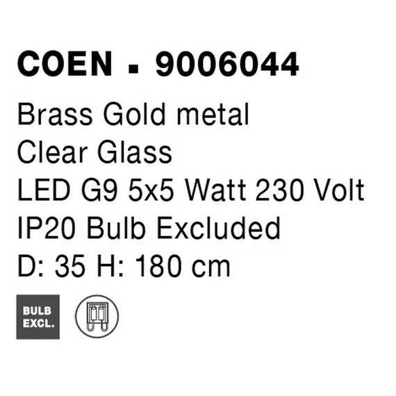 Светильник подвесной COEN Nova Luce 9006044, изображение 9