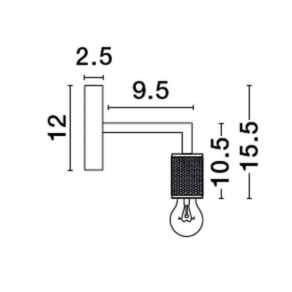 Бра ROYAL Nova Luce 9501233, зображення 3
